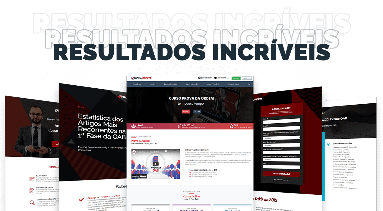 Case de Sucesso - Curso Prova da Ordem